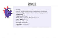 CCIEC币-目前是CPUsolo独自开采。CPU服务器独自开采钱包上挖新币教程！